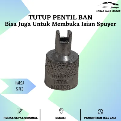 (5 Pcs) Alat Buka Isian Spuyer Pentil Sepeda Motor Mobil Truk