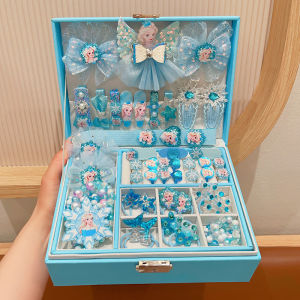 FUZAO | Frozen Elsa Dress Up Play Jewelry Box Toy for 3-6 Year Girls