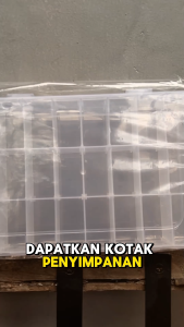 Kotak Penyimpanan Serbaguna 24 Sekat - Organizer Plastik untuk Manik-Manik Baut Mur Mainan PREMIUM STOCK