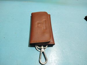 Dompet STNK lipat tiga kulit asli Honda / Dompet Gantungan kunci mobil motor