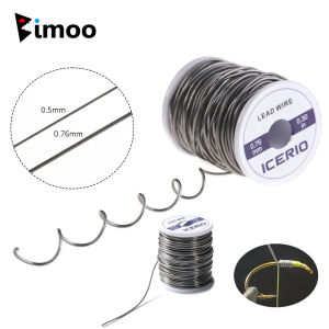 1pc 2pcs Dia 0.5 mm and 0.76mm Soft Lead Wire Spool for Fly Tying Fishing Material for Weight Line