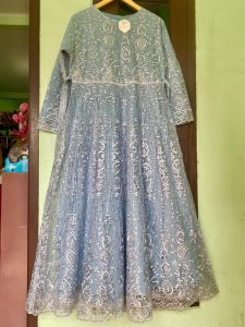 SAMIRA DRES BROKAT FULL MAYUNG ELEGANT