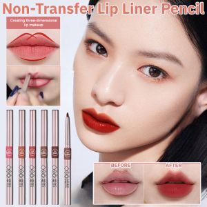 Non-Transfer Lip Liner Pencil Natural Smooth Lipliner Long-Lasting Waterproof Lip Liner Pen