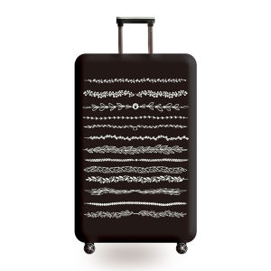 Thickened Elastic Snowflake Pattern Luggage Cover for Travel Tour Check-In Baggage Protector Dust Bag Suitcase Accessories