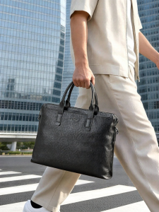 Pierre Cardin | Genuine Leather Business Laptop Briefcase