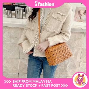 iFASHION 2120 READY STOCK Women 3-layer Bucket Sling Strap Crossbody Shoulder Handbag Wanita Beg Tangan Bahu Perempuan Murah
