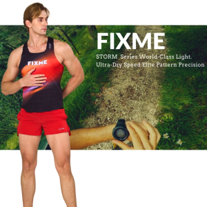 (ระดับ TOP) เสื้อกล้ามวิ่ง รุ่นStorm เทคโนโลยีระดับสูง ผ้าแห้งไวจัด บางเบา ไร้ตะเข็บ100%