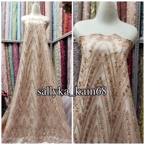 kain tille elisaab Payet/ bahan Payet mewah/ brukat kebaya.