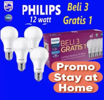 LED multipack 12 WATT promo beli 3 gratis 1