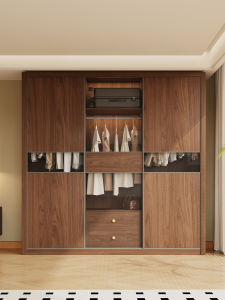Sliding Door Customized Oak Wardrobe