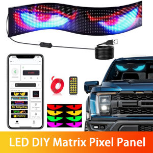 Eye LED Sign Truck Scrolling Advertising remote Control Light Custom Text Pattern Animation Programmable Display for Truck