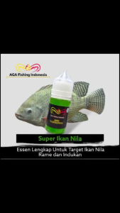 Essen AGA Super Ikan NILA Campuran Umpan Pancing 30ml Untuk Target Rame & Indukan Segel Botol 30ml