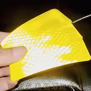 BY Mall 10Pcs Car Reflective Tape Safety Warning Colorful Car Bumper Reflective Stickers Motorcycle Bicycle Vehicle