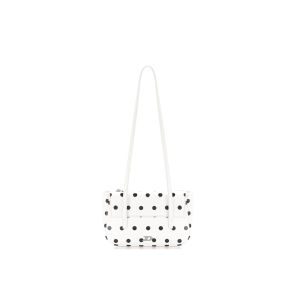 JANDRESS | Versatile Dot White Shoulder Bag
