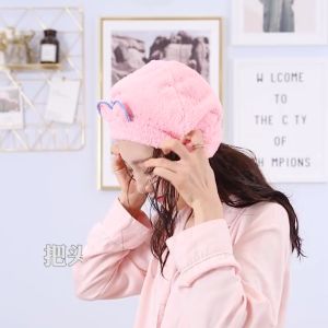 [iRojak] Magic Dry Hair Cap Microfiber Hair Towel Shower Cap Quick Hair Drying Towel 干发帽 Tuala Rambut -TV18