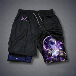 Bandai | Bandai Licensed Dragon Ball Mens Training Shorts Character Graphic Print Sports Shorts Breathable