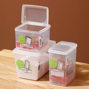 Dustproof Moistureproof Laundry Detergent Storage Box Home Use with Lid for Laundry Pearls Soap Powder Organization Container