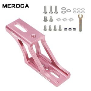GOLDIX | MEROCA Folding Bike Front Bag Raised Base Aluminum Alloy Front Carrier Mount Adapter Raiser for Brompton Folding Bike
