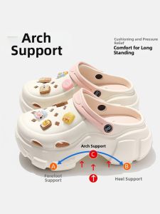 BAIMUQINGCHEN | Anti-slip Odor-resistant Arch Support Slippers Women