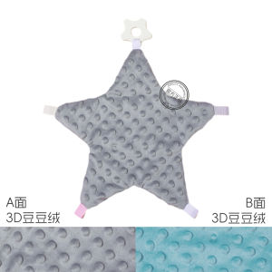 Finchlife Baby Soothing Towel Silicone Teether Plush Sleep Toy Multifunctional Grasping Doll for Infants And Toddlers