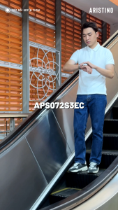 Áo polo ngắn tay ARISTINO phom Slim fit ôm nhẹ3 màu trẻ trung nam tính - APS072S3