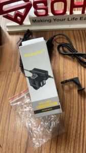 SOHA MLD-002 Charger Sepeda Motor Motorbike 2.1Ampere Anti Air Hujan WaterProof Tombol On Off + 2 Output Dual Port USB di Spion di Stang MLD-3021