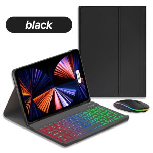 Cover for Samsung Galaxy Tab S6 Lite 10.4 S7 S8 S9 11 S7 FE S8 S9 Plus 12.4 with Backlight Keyboard Mouse Case for Samsung funda