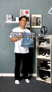 JINISO - Denim Loose Jeans Pria 802