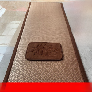 Thickened Smooth Prostrations Mat Four Seasons Meditation Cushion Worship Mat Full-Body Prostrations Mat 108 Weekly Futon Meditation Mat