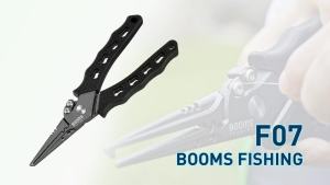 Booms Fishing F07 Fishing Pliers Stainless Steel Braid Line Scissors Wire Cutter Hook Remover Multifunctional Fishing Gear Tools