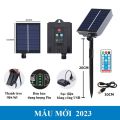 Đèn led dây năng lượng mặt trời 60 bóng 11m Có thể sạc bằng điện (mẫu mới 2023). 
