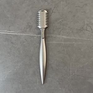 Double Side Thinning Hair Razor Holder Professional Barber Manual Haircut Tool Salon Hairdresser Razor With 10pcs Replace Blades