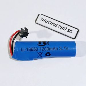 Pin sạc 18650 cho đồ chơi điều khiển đèn sạc quạt sạc.. / Pin Lithium ion 18650 (3.7V - 1200mAh)