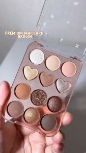 SANIYE 12 Warna Sweetheart Eyeshadow Palette High Pigmented Eyeshadow Tahan Lama E1271