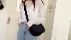 Nylon Korean Style Dumpling Crossbody Bag with Large Capacity Women Bags