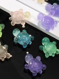Glowing Little Turtle Squeezable Toy Stress Relief Device Cute Soft Toy Student Gift Creative Prank Toy Glowing in the Dark