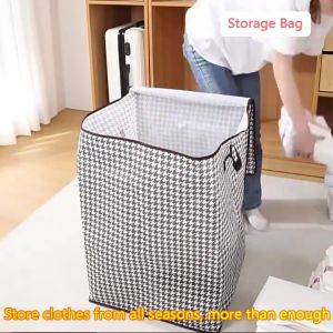 Giỏ đựng quần áo ️100L túi đựng chăn màn đa năngcó thể gấp gọn