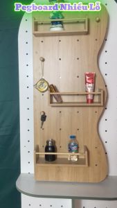 Bảng Pegboard Hình Sóng – Trang Trí & Trưng Bày Đa Năng-Đợt có chắn
