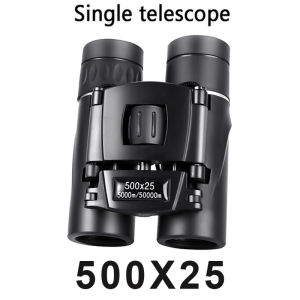 500X25 Portable Hd Zoom 5000M/50000M Binoculars Telescope Powerful Folding Long-Distance Vision Hunting Outdoor Camping Sports
