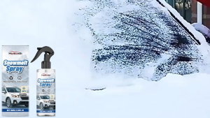 Homonth Snowmelt Spray 100ML Helps Melt Snow and Ice on Car Windows Helps Prevent Re-freezing For Windshield Mirrors and Glass Easy Spray Application For Winter Driving Automotive Care Windshield De-icer Spray