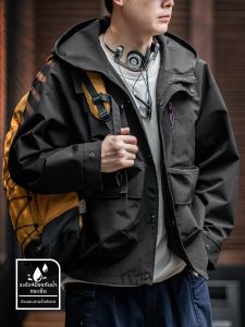 MADEN | Casual Utility Hooded Jacket Men Autumn