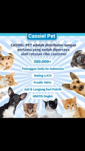 Cassiel Pet Obat Kutu & Cacing 2in1 - Tablet Kunyah Rasa Ayam Tanpa Suntik untuk Anjing/Kucing BPOM