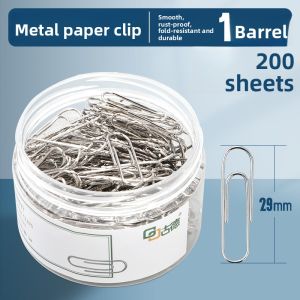 Good | Enhanced and Electroplated Clips Office Supplies Metal Paper Clips Colorful Pins Set