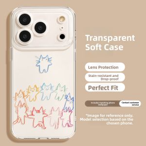 YOUSIDUN | Cute and Clear Full-body Shockproof Phone Case for Apple iPhone