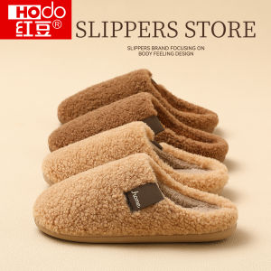 Dép Bông Hodo Thoải Mái Cho Cặp Đôi Mùa Thu Đông 2025 Dép Bông Lông Cừu Ấm Áp Chống Trượt Trong Nhà Cho Nam Và Nữ