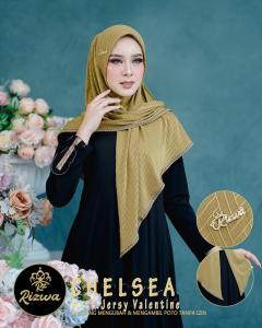 HIJAB SEGITIGA INSTAN CHELSEA BAHAN JERSEY VALENTINE BY RIZWA