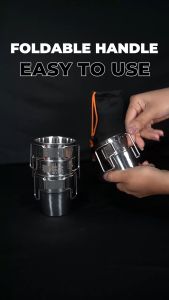 Mengenal Gelas Mug Handle 4Pcs Set Dhaulagiri Stainless