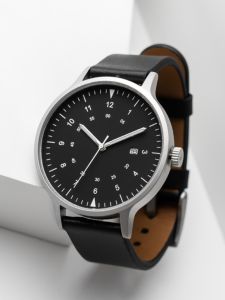 BIJOUONE B70 Minimalist Waterproof Steel Belted Mens And Womens Watch with Luminous Pointer Calendar Function round Dial