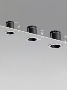 EUROB | Anti-dazzle Adjustable Angle Slim Recessed Spotlight
