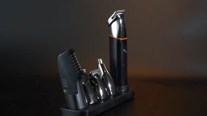 【Local delivery】Self-service Home Barber Box Body Hair Trimmer Mens Razor Trimmer Professional Electric Trimmer Body Hair Nose Trimmer Beard Razor Digital Display Multifunctional 5-in-1 Set